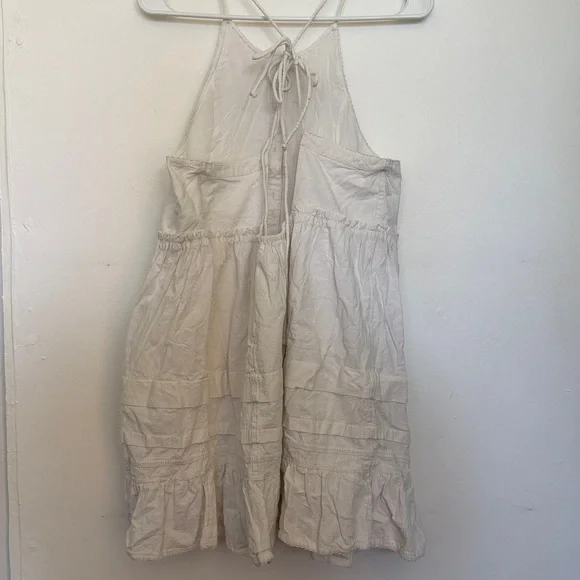 Free People Open Back Babydoll Dress - M - White - Picture 6 of 10